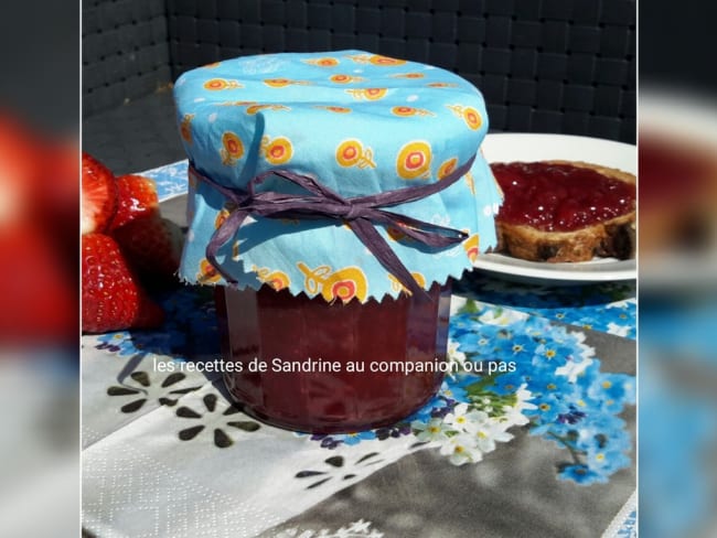 Confiture de fraises vanille maison