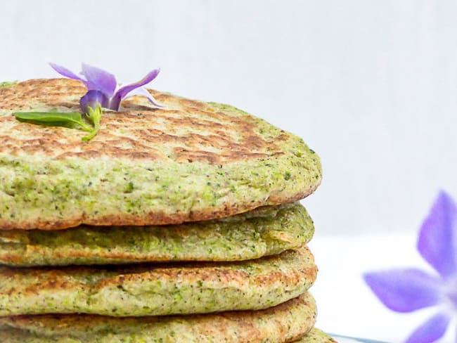 Blinis au brocoli sauvage