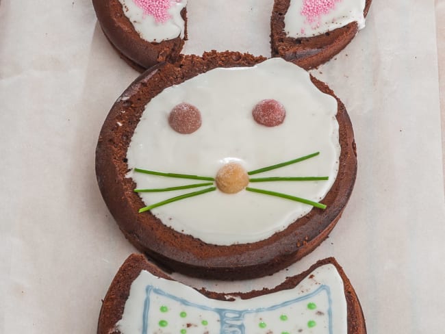 Gâteau lapin de Pâques