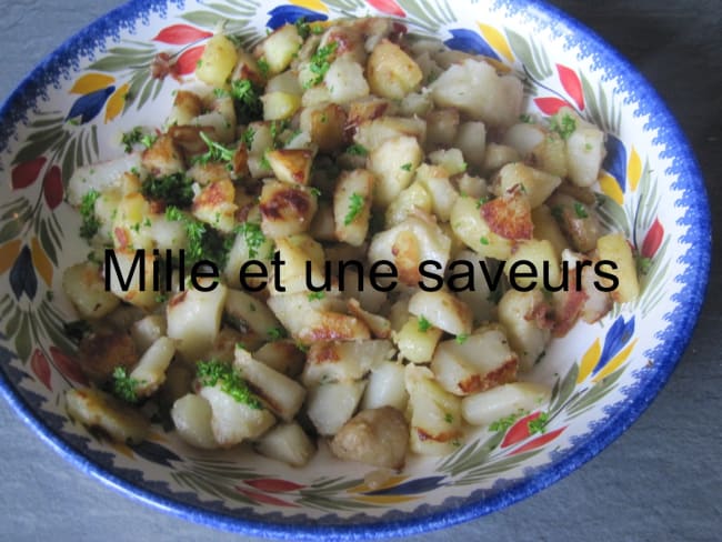 Poêlée de topinambours et pommes de terre