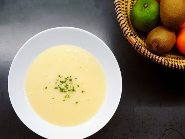 Soupe toute douce de panais et oignon doux des Cévennes