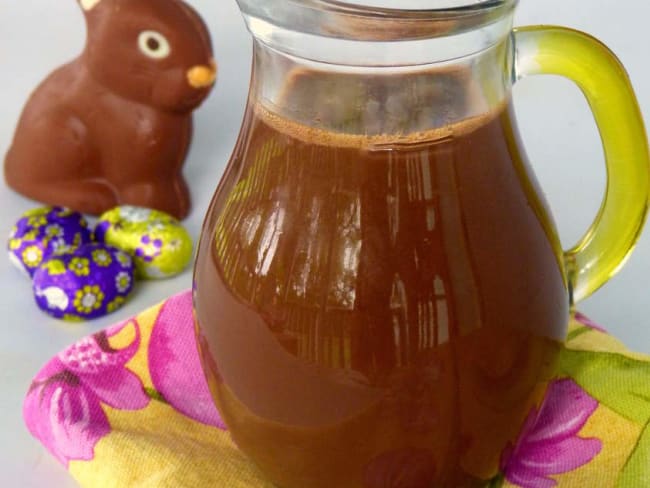 Sauce au chocolat au lait