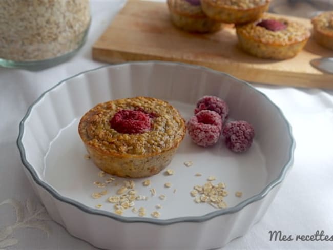 Muffin healthy à la banane et à l'avoine