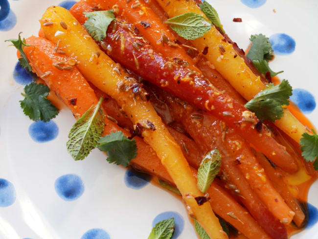 Salade de carottes marocaine