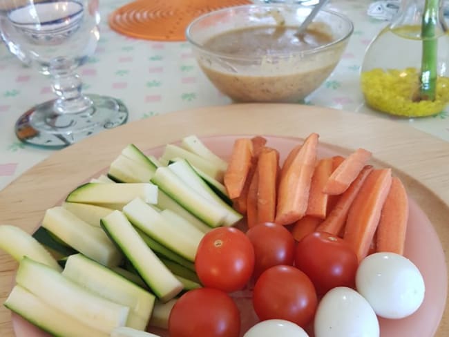 Dip aux amandes et sésame