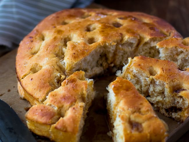 Tarte au sucre au levain