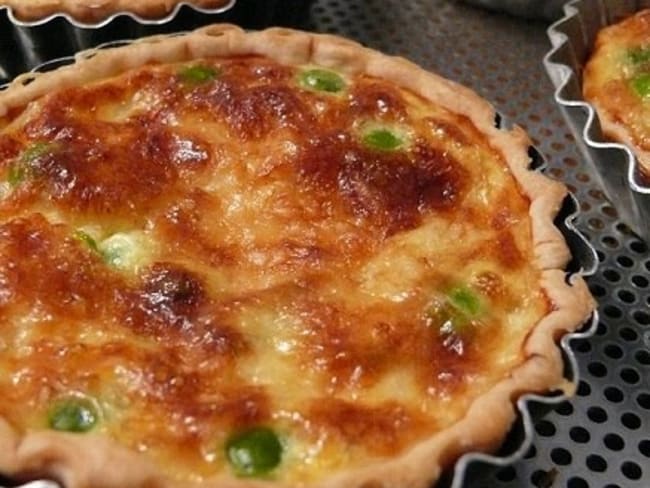 Mini quiche petit pois Beaufort