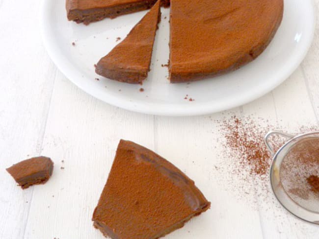 Tarte fondante tout chocolat simple et rapide