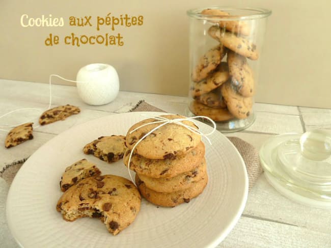 Cookies américains aux pépites de chocolat