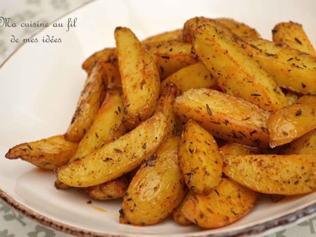 Country potatoes au thym et paprika fumé