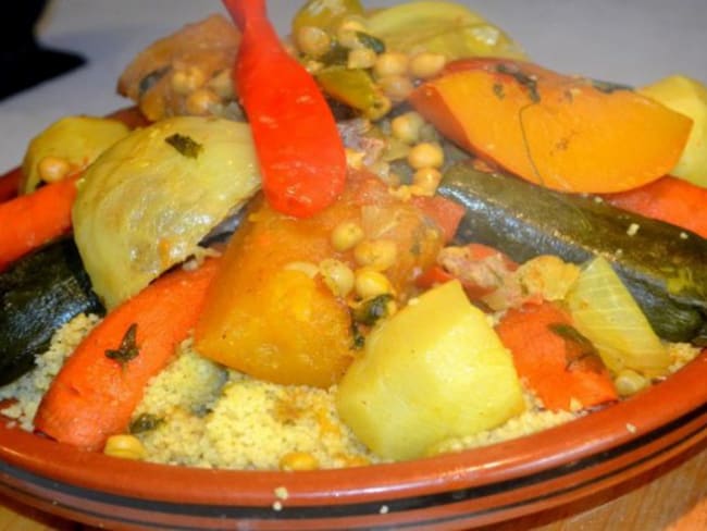 Couscous d'agneau à la marocaine