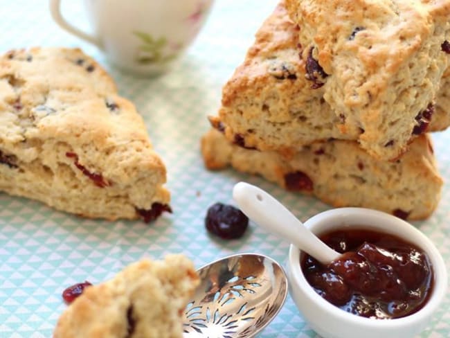 Scones aux pépites de chocolat