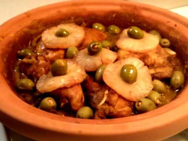 Tajine facile de Poulet à l'Ananas