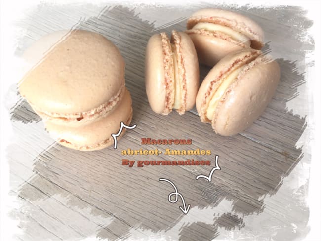 Macarons abricot amande