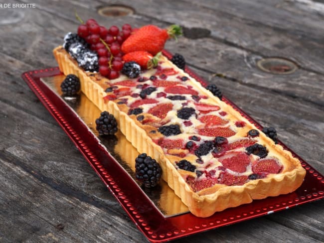 Tarte Amandine aux Fruits Rouges - Atelier de Brigitte 