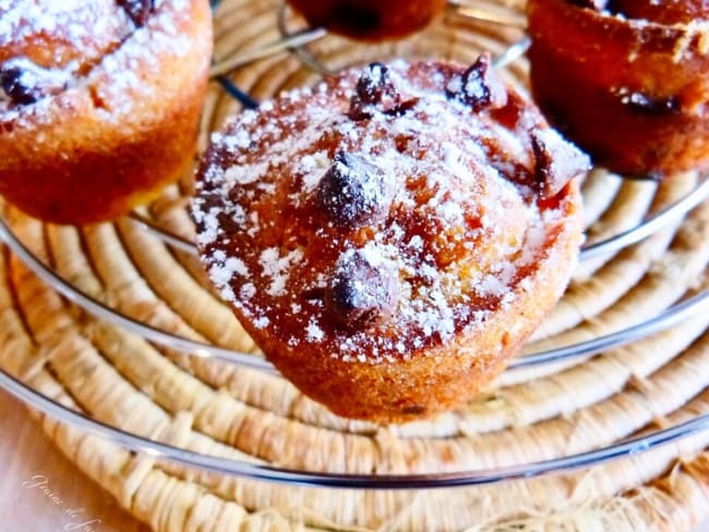 Muffins au yaourt choco-noisettes