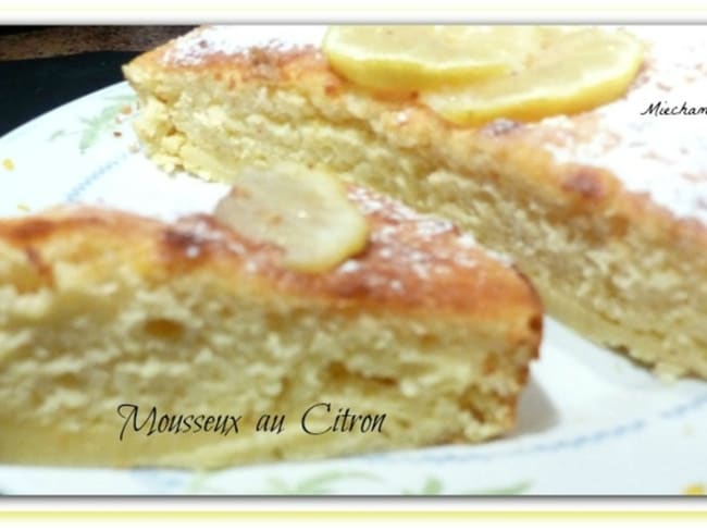 gâteau mousseux au citron