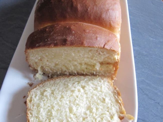 Brioche sans beurre et sans oeuf faite