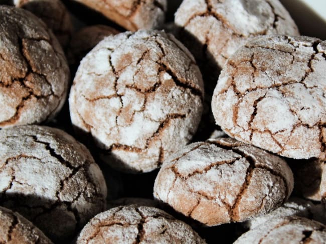 Craquelés à l'amande et au chocolat