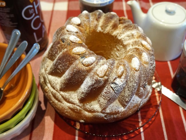 Kougelhopf gourmand, tendre, mie filante, savoureux, parfumé