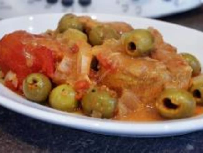 Veau aux olives au thermomix facile et rapide