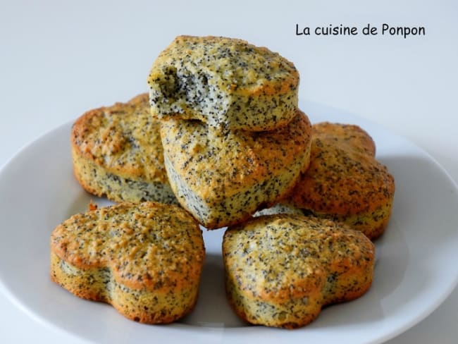 Muffin aux amandes et pavot