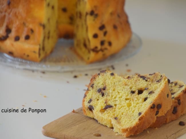 Brioche de Nanterre aux pépites de chocolat