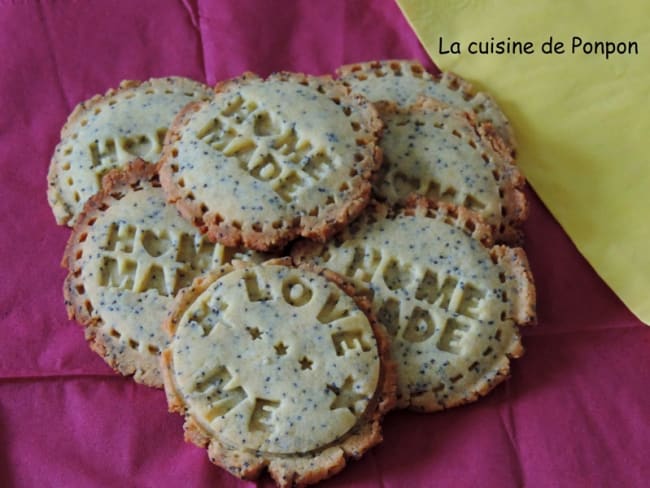 Biscuit polenta et graines de pavot