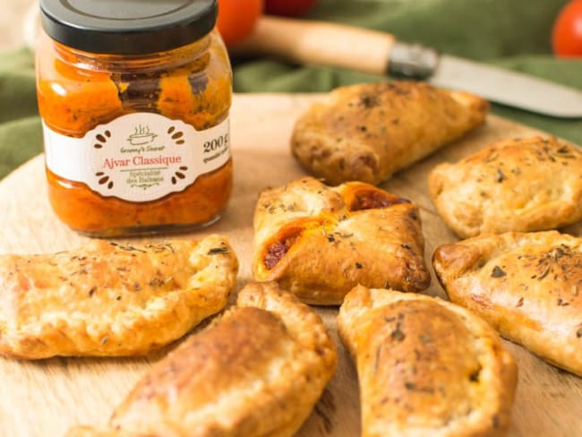 Recette d'empanadas de poivrons Ajvar et haché végétal Fleury Michon