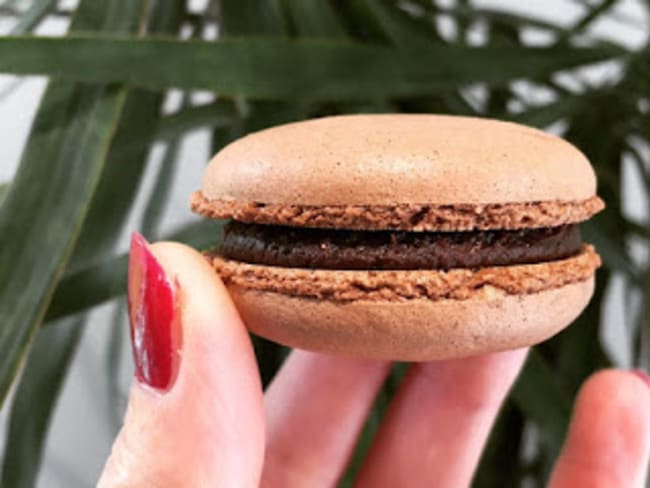 Macarons au chocolat de Christophe Felder