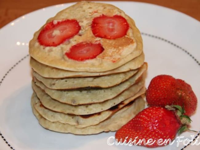 Pancakes à la fraise