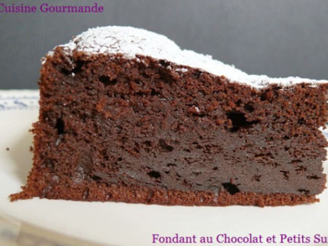 Fondant au chocolat et petits suisses