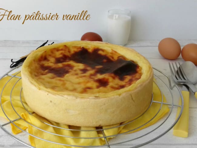 Flan pâtissier à la vanille (dessert)