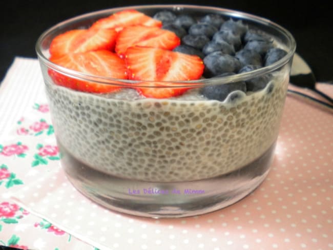 Le chia pudding pour un petit-déjeuner Healthy