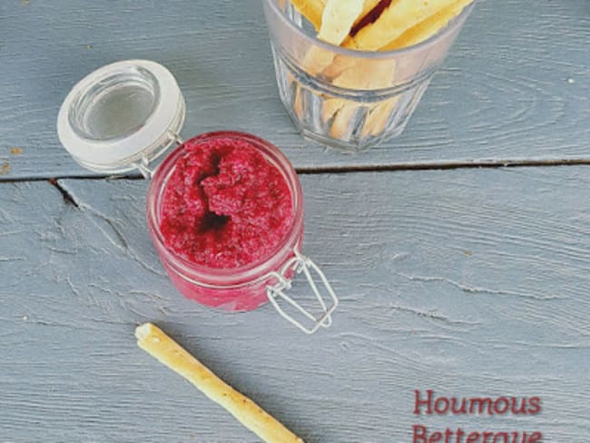 Houmous betterave coriandre