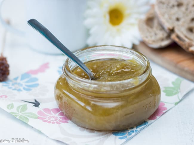 Confiture de rhubarbe maison