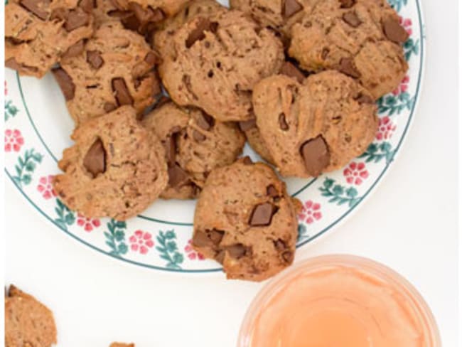 Cookies à la banane et au chocolat