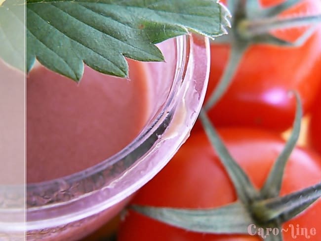 Smoothie fraise et tomate