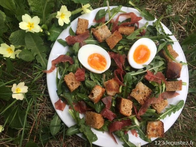 La salade de pissenlits parfaite !