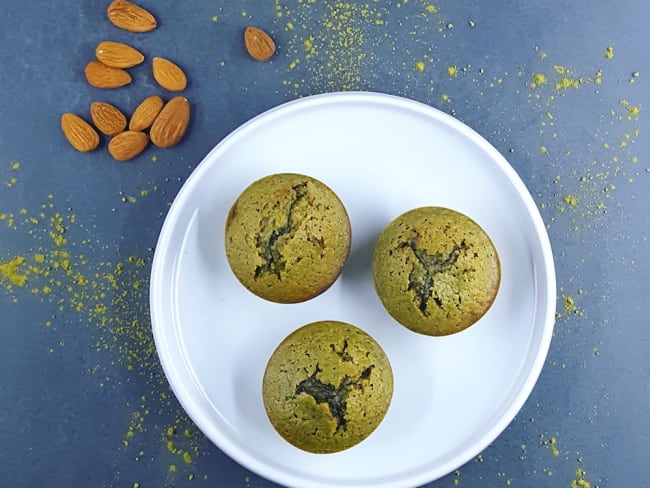 Moelleux façon financiers au thé matcha