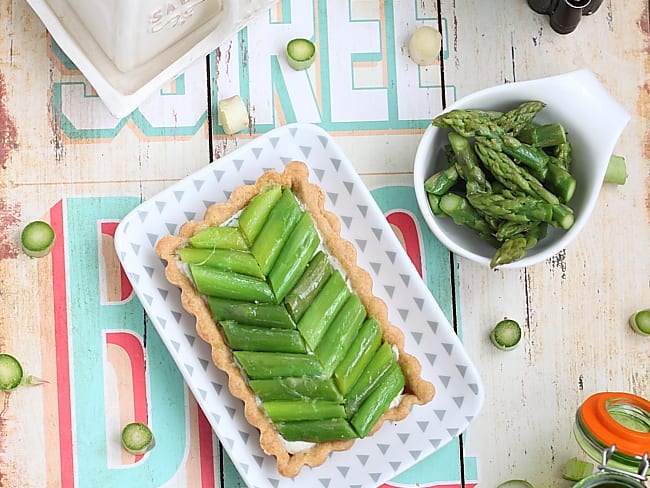 Tarte aux asperges