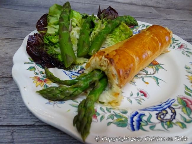 Roulés aux asperges et au fromage