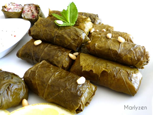 Feuilles de vigne farcies ou Dolma