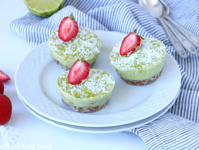 Mini Key Lime Pies "Healthy"