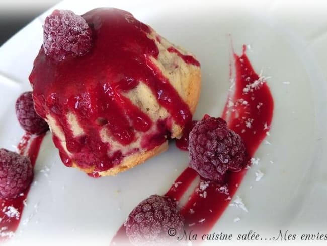 Savarin coco-framboise