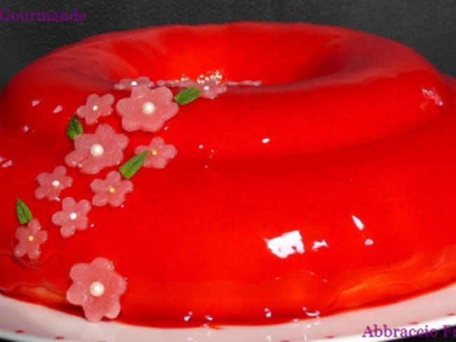 Entremets abbraccio fraise vanille