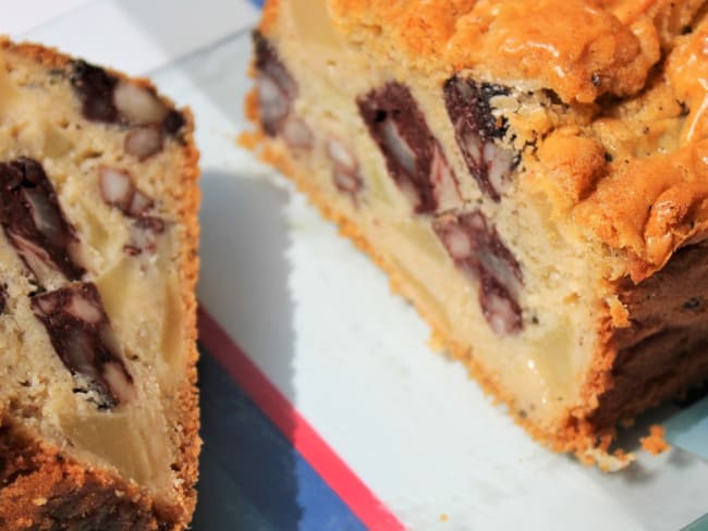 Cake au boudin noir et pommes