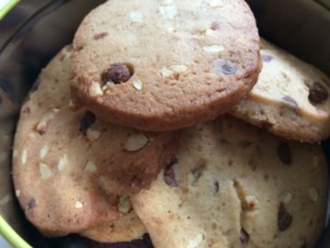 Cookies noisettes, pépites de chocolat et sirop d’érable