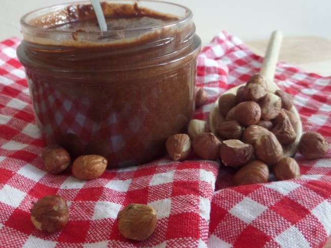 Pâte à tartiner aux noisettes et au cacao