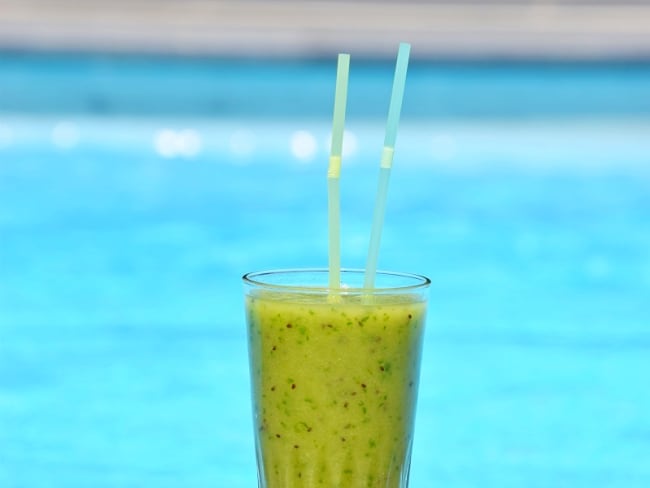 Smoothie kiwi, banane, concombre thermogourmet rapide et facile